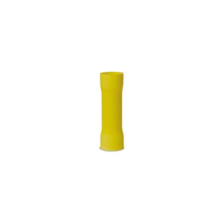Gb Butt Splice Connector, 600 V, 10 to 12 AWG Wire, Yellow0, 50PK 10-126