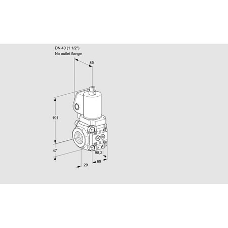 Honeywell Kromschroder VAS2T40/-N/NWSL KS88016458