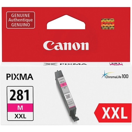 Canon CLI-281 XXL Original Inkjet Ink Cartridge, Magenta, Inkjet CLI281XXLMA