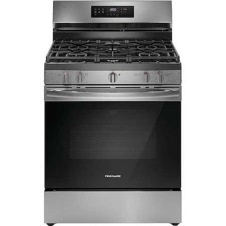 Frigidaire Oven Range, Silver, 46-3/4 in H, 30 in W FCRG3083AS