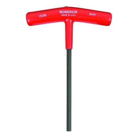 Bondhus 6mm Hex T-Handle 6in Length 15268