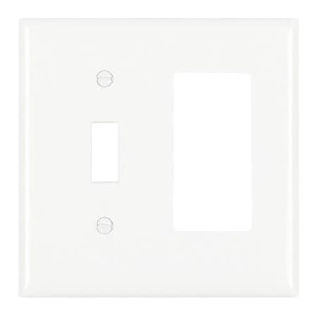 Pass & Seymour Wht 2G Tog/Decor Plate TP126WCC12