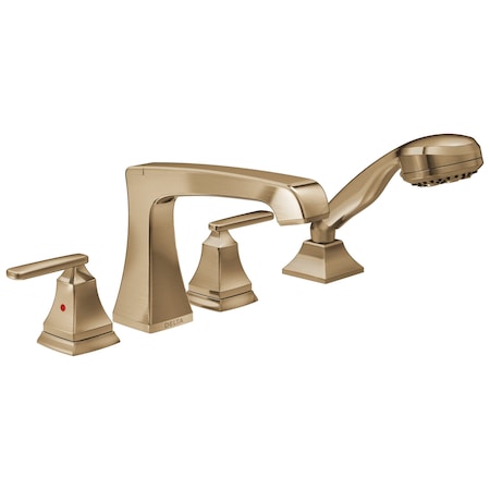 Delta Ashlyn Roman Tub Trim With Hand Shower In Champagne Bronze T4764-CZ