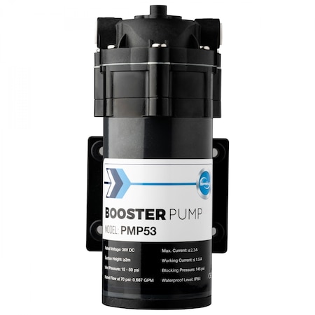 Ispring Booster Pump for RCS5T Reverse Osmosis System, Replacement Pump for RCS5T, Upgraded Version of PMP5 PMP53