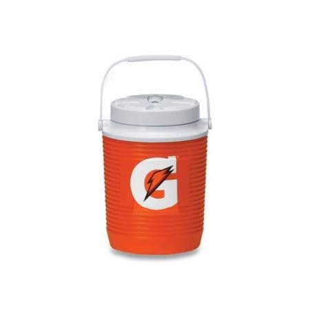 Gatorade Beverage Cooler, 1 gal, Orange/White 308-50423SM