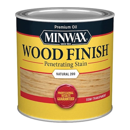 Minwax Wood Stain, 0.5 pt, Natural 220904444