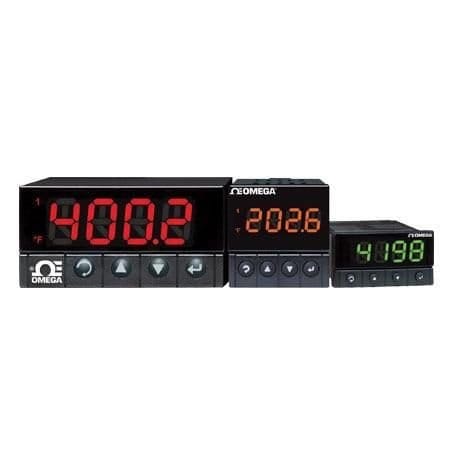 Omega Temperature/Process Panel Meter, 1/32 DIN, 4 Digit, 9-Segment LED Display, AC Supply, T/C, RTD & An DPI32-AL
