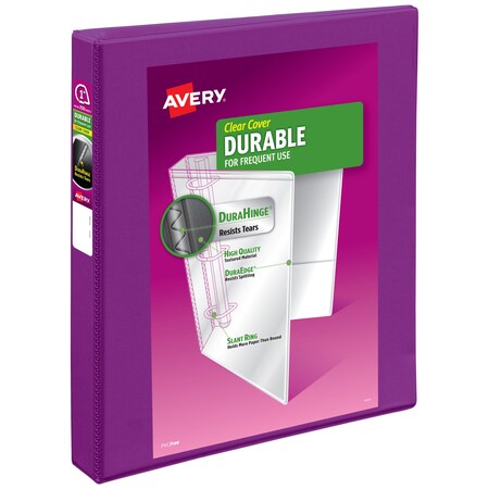Avery Durable View 3 Ring Binder, 1 in Ring 17294