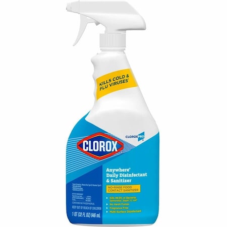 Clorox Cleaners & Detergents, 32 oz. Trigger Spray Bottle, Unscented, 12 PK 01698