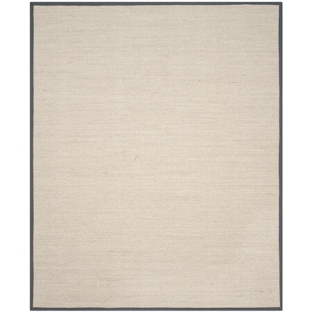 Safavieh Natural Fiber Large Rectangle Area RugMarble & Dark Grey 10 x 14 ft. NF143D-10