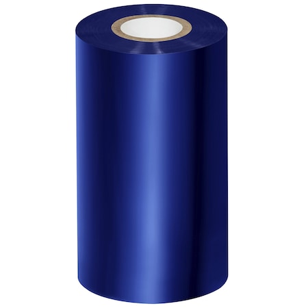 Zebra 4.33in x 984ft Blue Thermal Transfer Ribbons- Wax/Resin, 6PK THT308BL