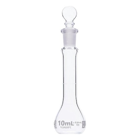 Globe Scientific Glass Flasks, Colorless, 90 mm H, PK6 8250010