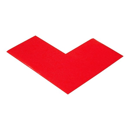 Mighty Line Floor Marking Shape, 6 in L, PK100 Angle3R