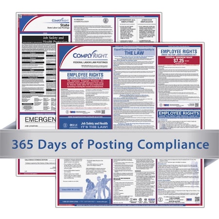 School Specialty SP Richards  TFP Data Systems Labor Law Poster Service, 1-Year - Assorted Color 1592592