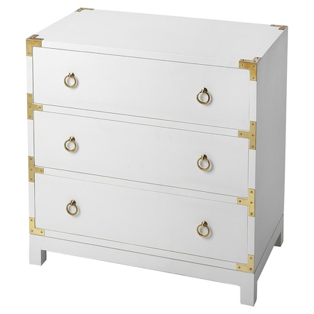 Butler Forster Glossy White Chest - 28 x 28 x 16 in. 9337304