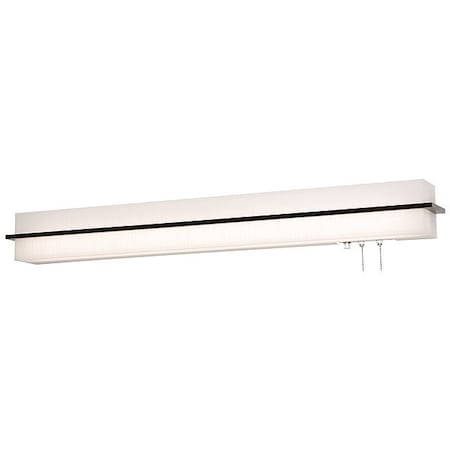 Afx LED Overbed Light, 120 V, 50" L, 4" W APB5154L30ENES-LW