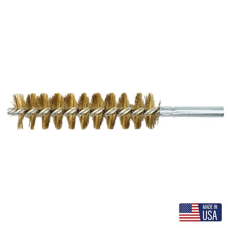 Schaefer Brush Condenser Brush, 1" dia., Brass 43633