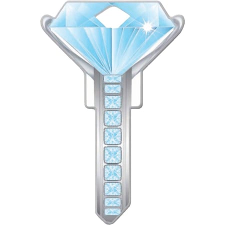 Lucky Line Diamond Design Decorative House Key SC1 B102S