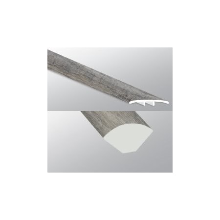 Ackland 0.75 in. T x 94 in. L x 2.75 in. W Mylo Luxury Vinyl Flooring Trim Flush Stair Nose Molding AKVTVMYLO-FSN