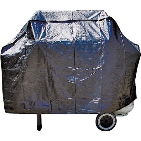 Omaha Grill Cover, 22 in W, 37 in H, Vinyl, Black BC-SB083L