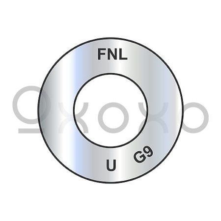 Oxoxo 5/16 USS Flat Washer Grade 9 Gray/Silver 1,000 Hr Corrosion Resistant, 3500PK 547196