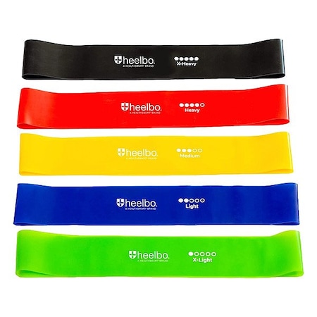 Heelbo Exercise Resistance Band, 4 in L 660-2040-0005
