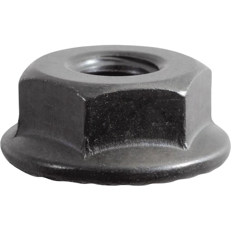 Auveco Hex Flange Spin Lock Nut 10-24, 100PK 24436