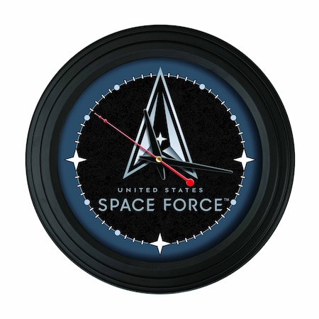 Holland Bar Stool Co United States Space Force 15in Wall Clock Clk