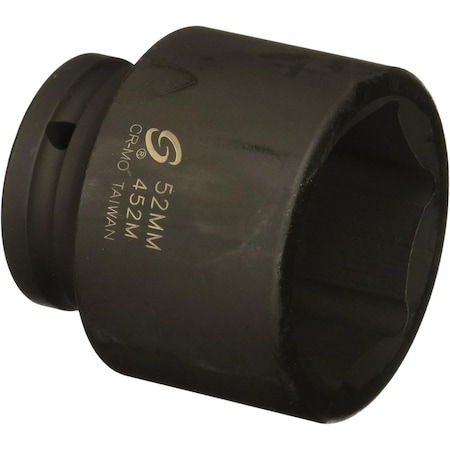 Sunex 3/4 in Drive 52Mm Impact Socket 452M