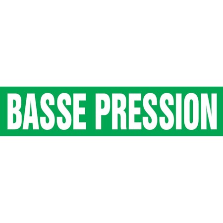Accuform FRENCH PIPE MARKER BASSE PRESSION CRPK482STB