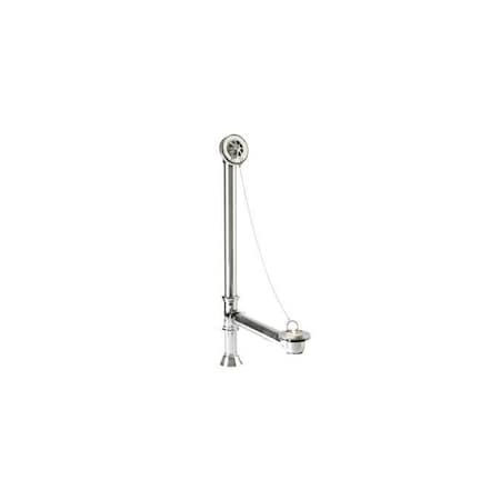 Mountain Plumbing Clawfoot Bath Waste and Overflow Brass Plug and Chain in Tuscan Brass BDPCCFT22/TB