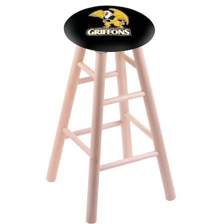 Holland Bar Stool Co Maple Counter Stool, Natural Finish, Missouri Western State Seat RC24MSNat