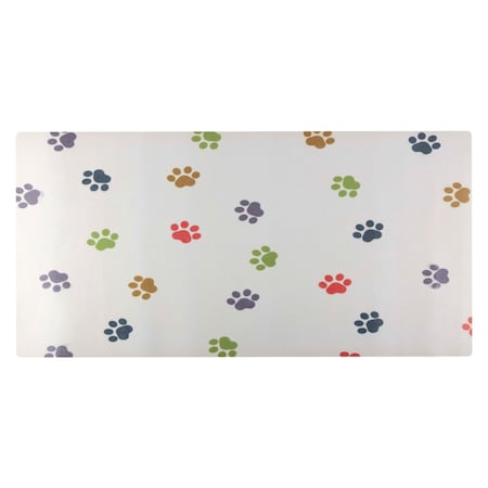 Petmaker Dog Mat for Food & Water, Crate Pad & Floor Protector Large PVC Memory Foam Pad w/ Non-Slip Bottom PET6419