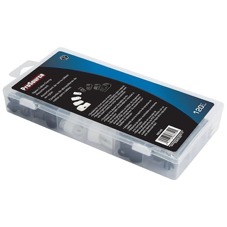 Prosource Nylon Cable Clamp Assortment, 120-Piece 60279