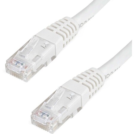 Startech.Com 100ft CAT6 Ethernet Cable White Cat6 PoE C6PATCH100WH