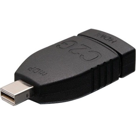 C2G C2G Mini DisplayPort to HDMI Adapter Converter - 4K 30Hz - Nickel Connector - Gold-flash Contact - Black 29875