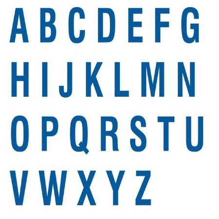 Accuform LETTERS NUMBERS MAGNETIC NAM803BU