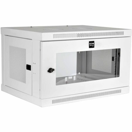 Tripp Lite 6U WALL MOUNT RACK ENCLOSURE SERVER CABINET WHITE W/ ACRYLIC GLASS DOOR SRW6UWG