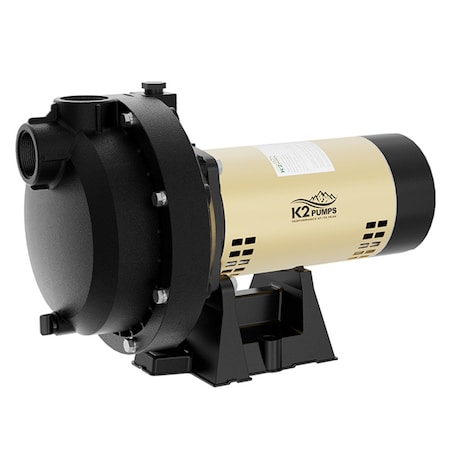 K2 Pumps 1-1/2 HP Sprinkler Pump Dual Voltage IRP15001K