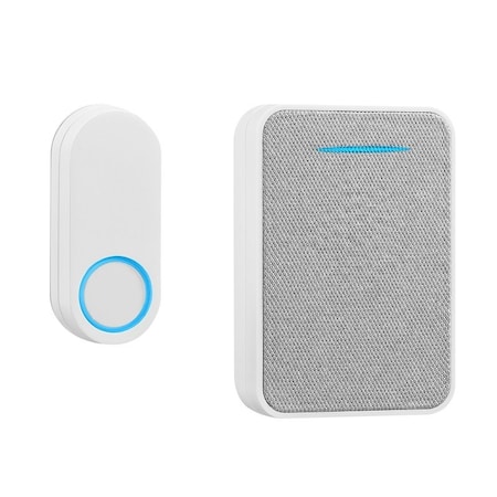 Heath-Zenith globe Doorbell Kit, Wireless, 3 V, 85 dB, White 18000152