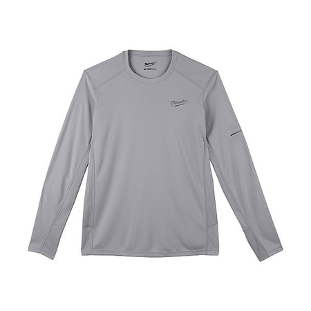 Milwaukee Tool Work Shirt, 3XL, Gray, Men's 415G-3X