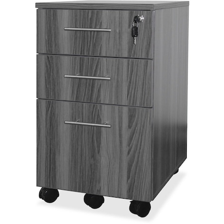 Mayline Freestanding Pedestal BBF, Gray Steel MNBBFLGS