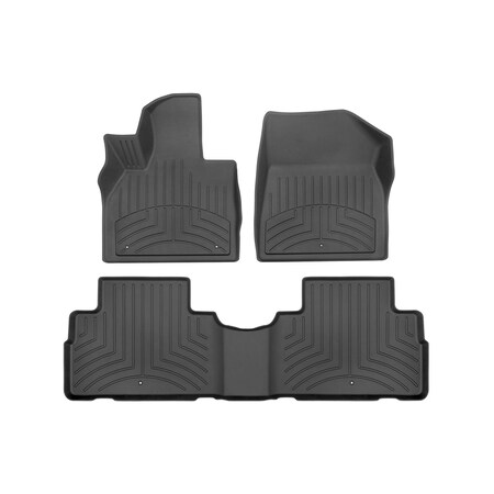 Weathertech Black, Front and Rear FloorLiner HP 441578-1-2IM