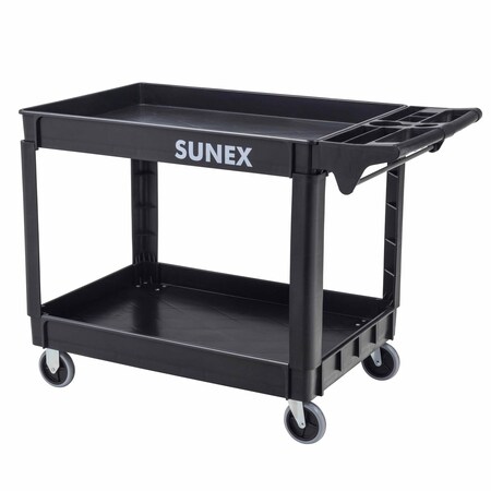 Sunex Large Heavy-Duty 2-Shelf Utility Cart 8039