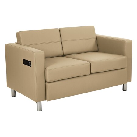 Office Star Products Atlantic Loveseat, Dillon Buff ATL52-R104