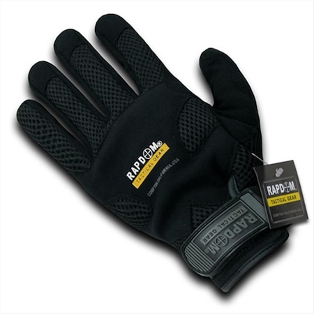 Rapdom Breathable Mechanic Glove - Black- Extra Large T26-PL-BLK-04