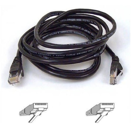 Belkin PATCH CABLE - RJ-45 M - RJ-45 M - 25 FT - CAT 5E - BLACK A3L791-25-BLK