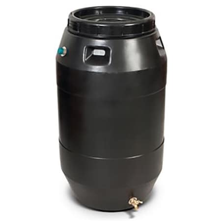 Invernadero 48-55 gal Rain Barrel - Black IN2187497