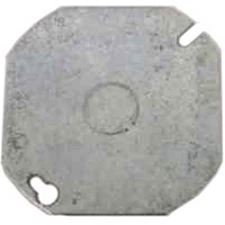 Raco 724 4 in. Oct Blank Cover With .5 KO 6150130