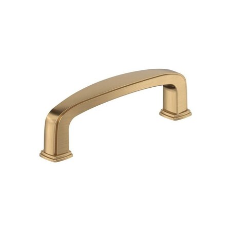 Amerock Franklin Series Cabinet Pull, 3-7/16 in L Handle, 9/16 in H Handle, 1-1/16 in Projection, Zinc BP37050CZ